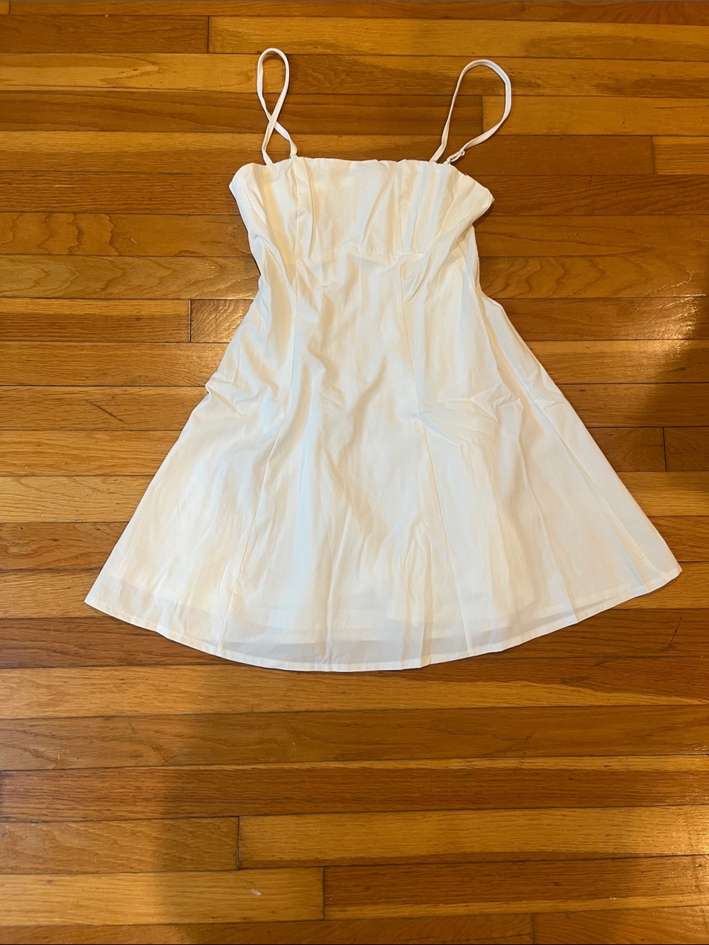 White flowy dress